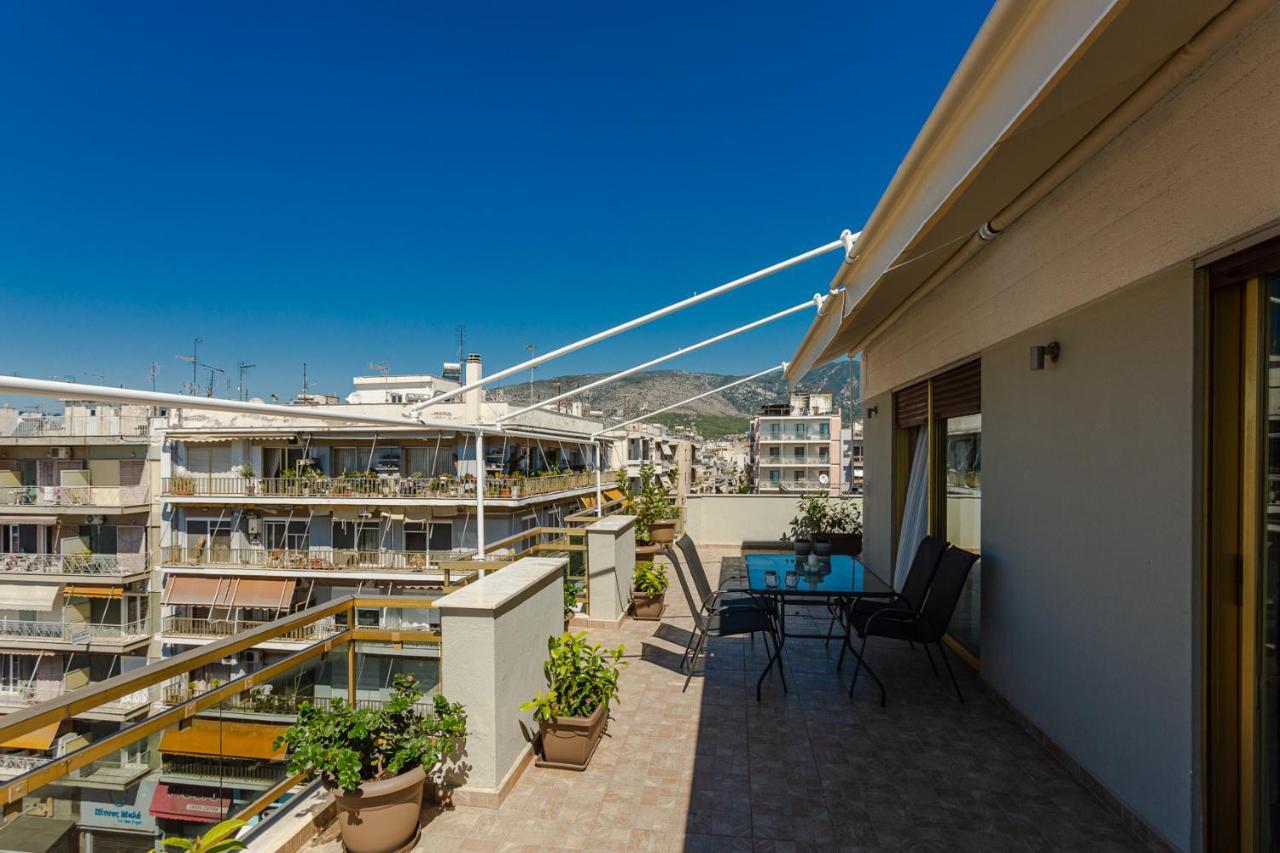 Cozy Seaside Penthouse With Sea & Mountain View. Apartment Volos Exterior photo