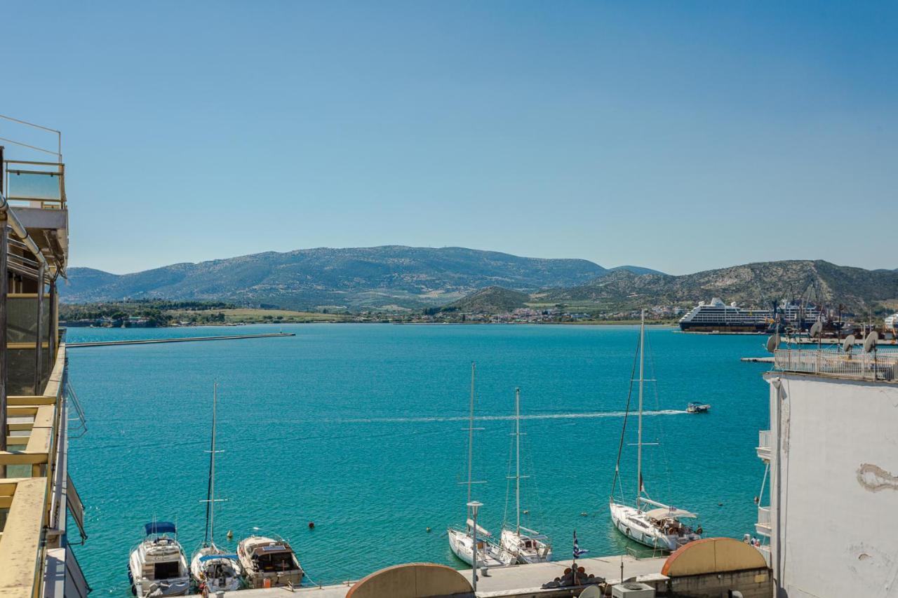Cozy Seaside Penthouse With Sea & Mountain View. Apartment Volos Exterior photo